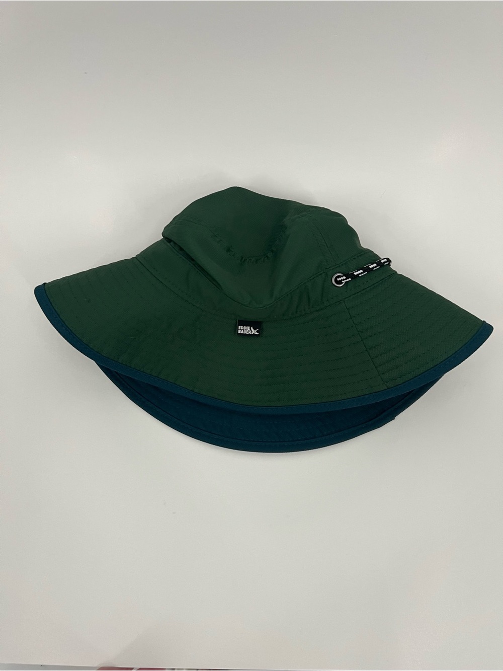 Eddie Bauer Dark Green and Teal Bucket Hat